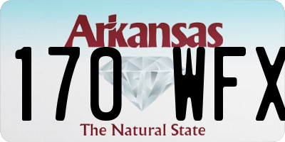 AR license plate 170WFX