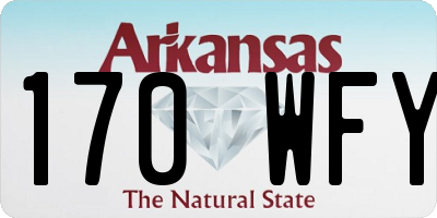 AR license plate 170WFY