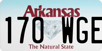 AR license plate 170WGE