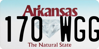 AR license plate 170WGG