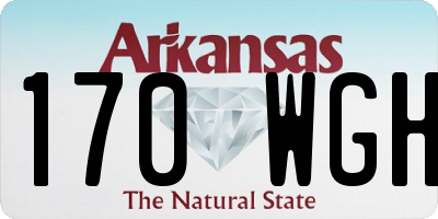 AR license plate 170WGH