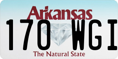 AR license plate 170WGI