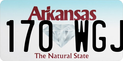 AR license plate 170WGJ