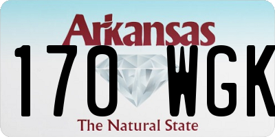 AR license plate 170WGK
