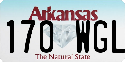 AR license plate 170WGL