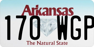 AR license plate 170WGP