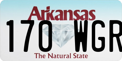 AR license plate 170WGR