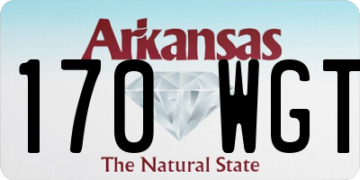 AR license plate 170WGT