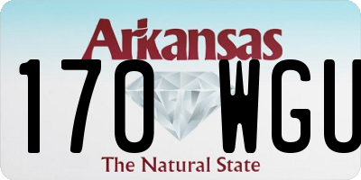 AR license plate 170WGU