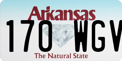 AR license plate 170WGV