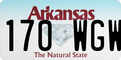 AR license plate 170WGW