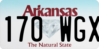 AR license plate 170WGX