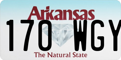 AR license plate 170WGY