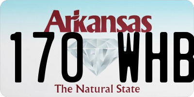 AR license plate 170WHB