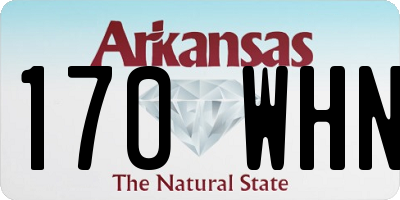 AR license plate 170WHN