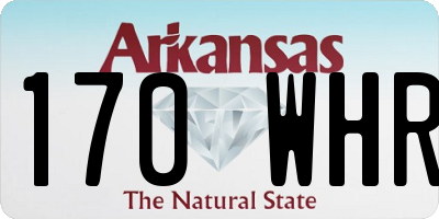 AR license plate 170WHR