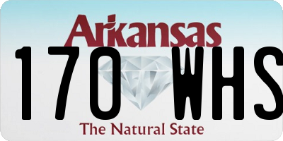 AR license plate 170WHS