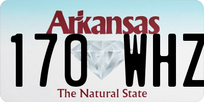 AR license plate 170WHZ