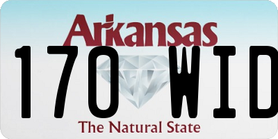 AR license plate 170WID