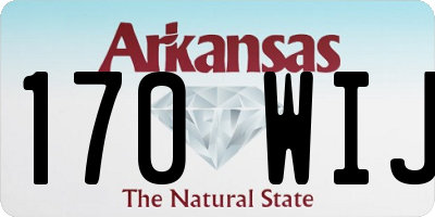 AR license plate 170WIJ