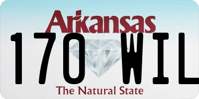AR license plate 170WIL