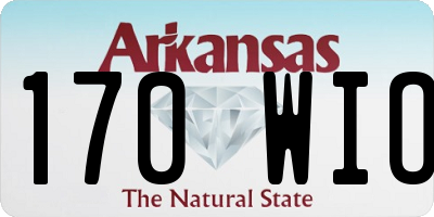 AR license plate 170WIO