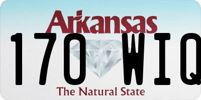 AR license plate 170WIQ