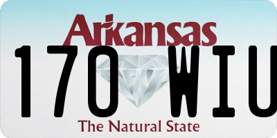 AR license plate 170WIU
