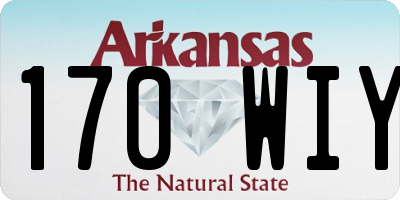 AR license plate 170WIY