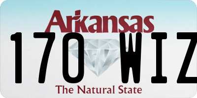 AR license plate 170WIZ