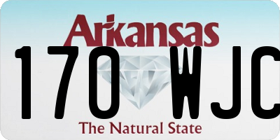 AR license plate 170WJC