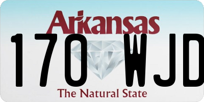 AR license plate 170WJD