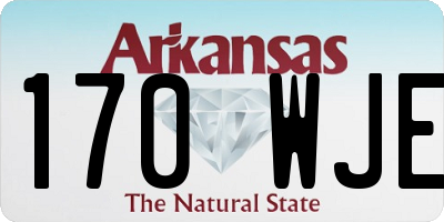 AR license plate 170WJE