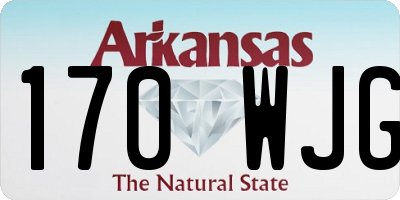 AR license plate 170WJG