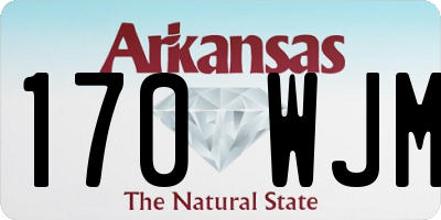 AR license plate 170WJM