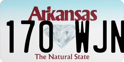 AR license plate 170WJN
