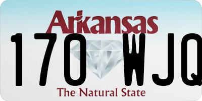 AR license plate 170WJQ