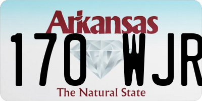 AR license plate 170WJR