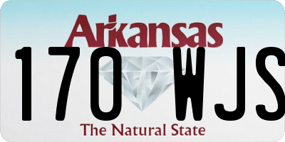 AR license plate 170WJS
