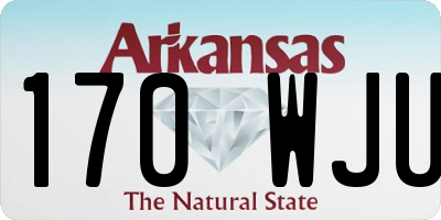 AR license plate 170WJU