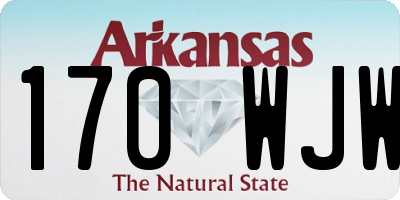 AR license plate 170WJW