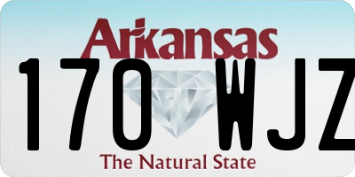 AR license plate 170WJZ