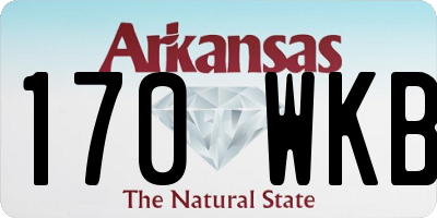 AR license plate 170WKB