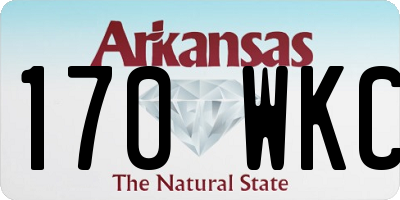 AR license plate 170WKC