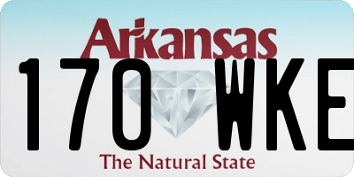AR license plate 170WKE