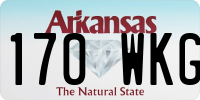 AR license plate 170WKG