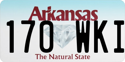 AR license plate 170WKI