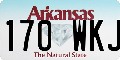 AR license plate 170WKJ