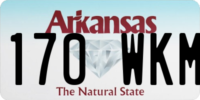 AR license plate 170WKM