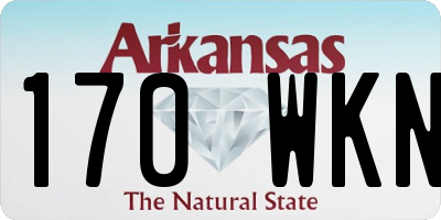 AR license plate 170WKN